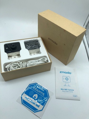 2er Pack Zmodo Mini Pro Kamera 1080p WiFi Kameras Neu in geöffneter Verpackung