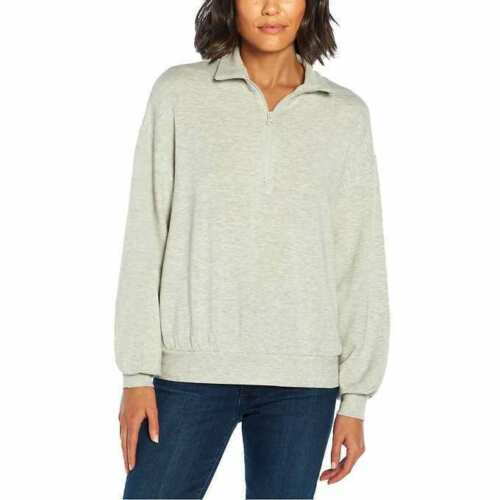 Three Dots Ladies' Quarter Zip Pullover 