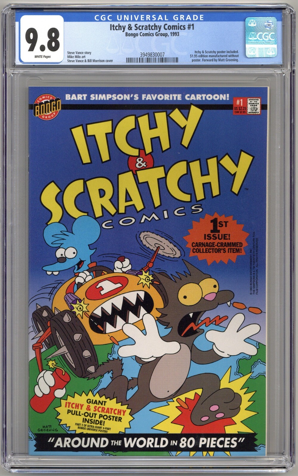 Itchy and Scratchy Comics #3 Value - GoCollect