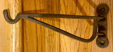 Vintage 9" Hook Metal Swing Arm Wall Coat Closet Hat Hall Tree Hook Industrial