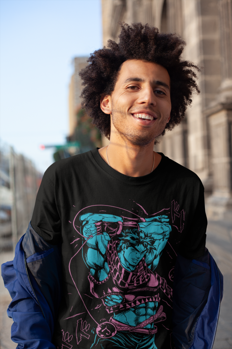 Joseph Joestar T-Shirt Jojo 's Bizarre Adventure Anime Manga Gift