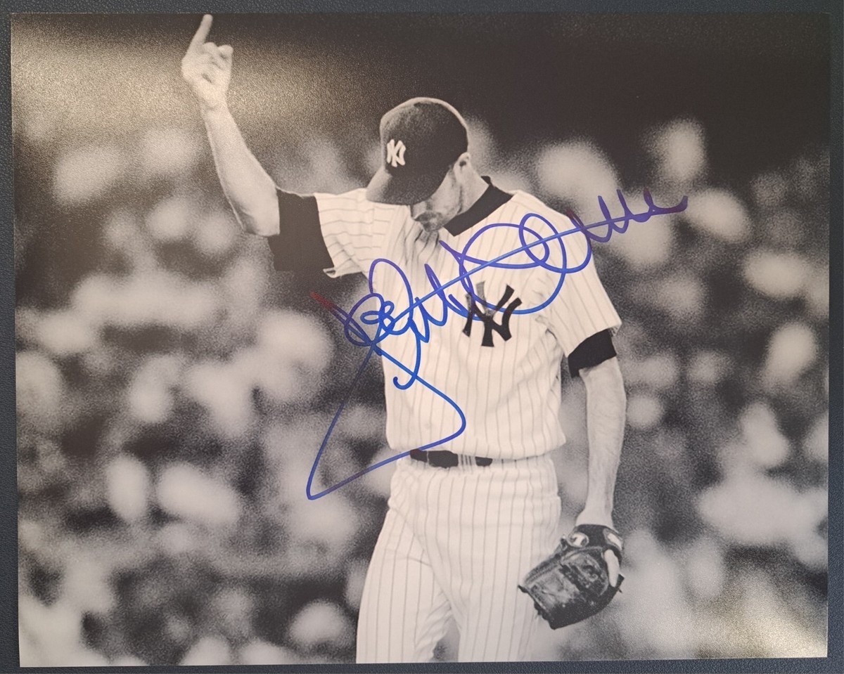 Jack McDowell New York Yankees Middle Finger Signed 8x10 Pic