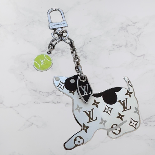 Louis Vuitton M00747 Key Chain Bag Charm Dog Tennis Ball Japan