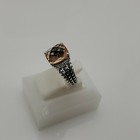 David Yurman 10x8mm Morganite and Diamond Petite Wheaton Ring size 7 — photo 2