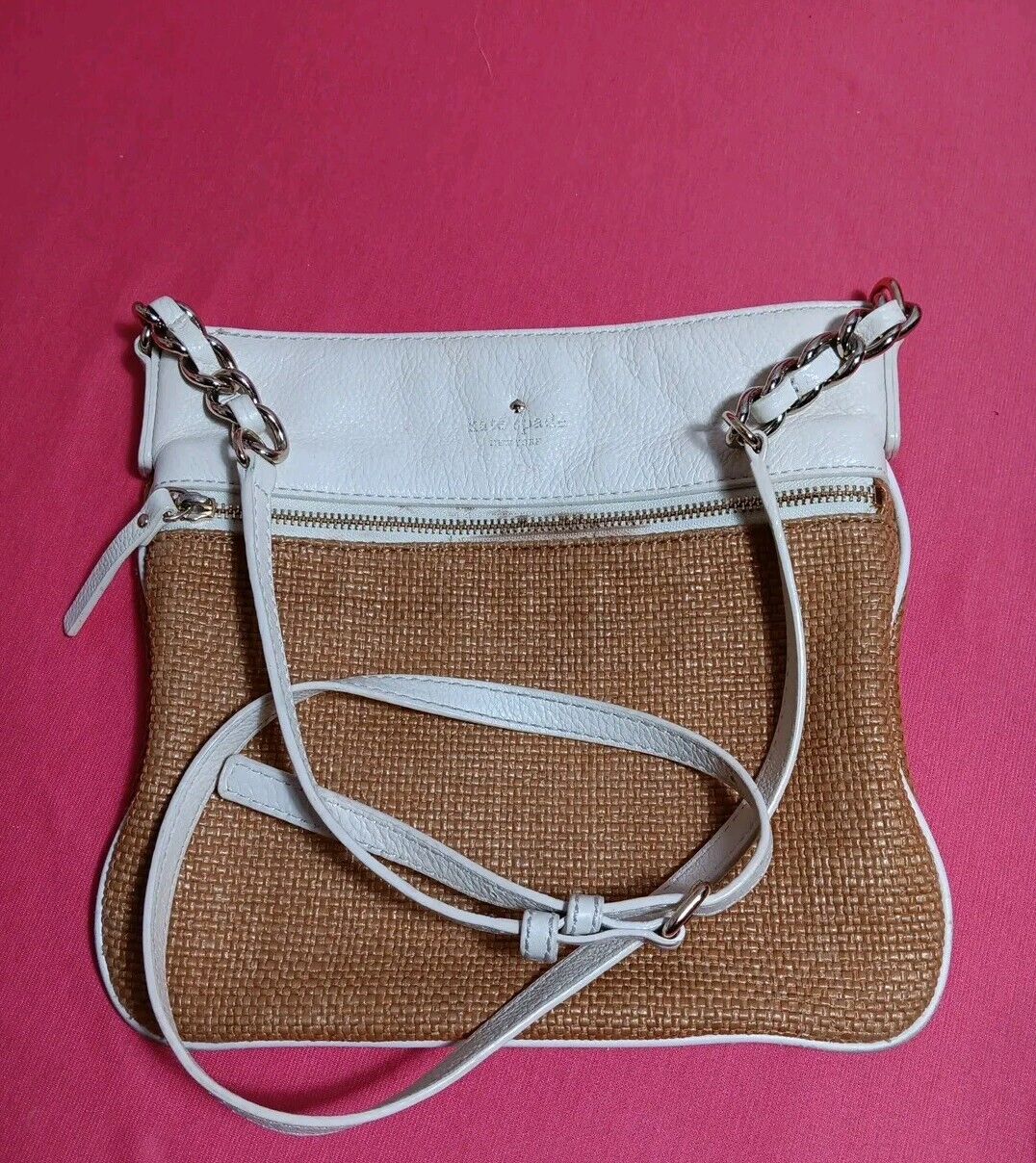 kate spade leather/cotton crossbody bag Medium - image 1