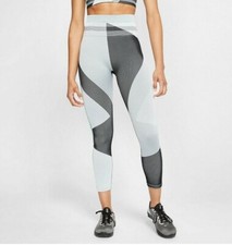 Nike Women Sculpt Lux Icon Clash 7/8 Length Seamless Training Tights XS CJ4135
