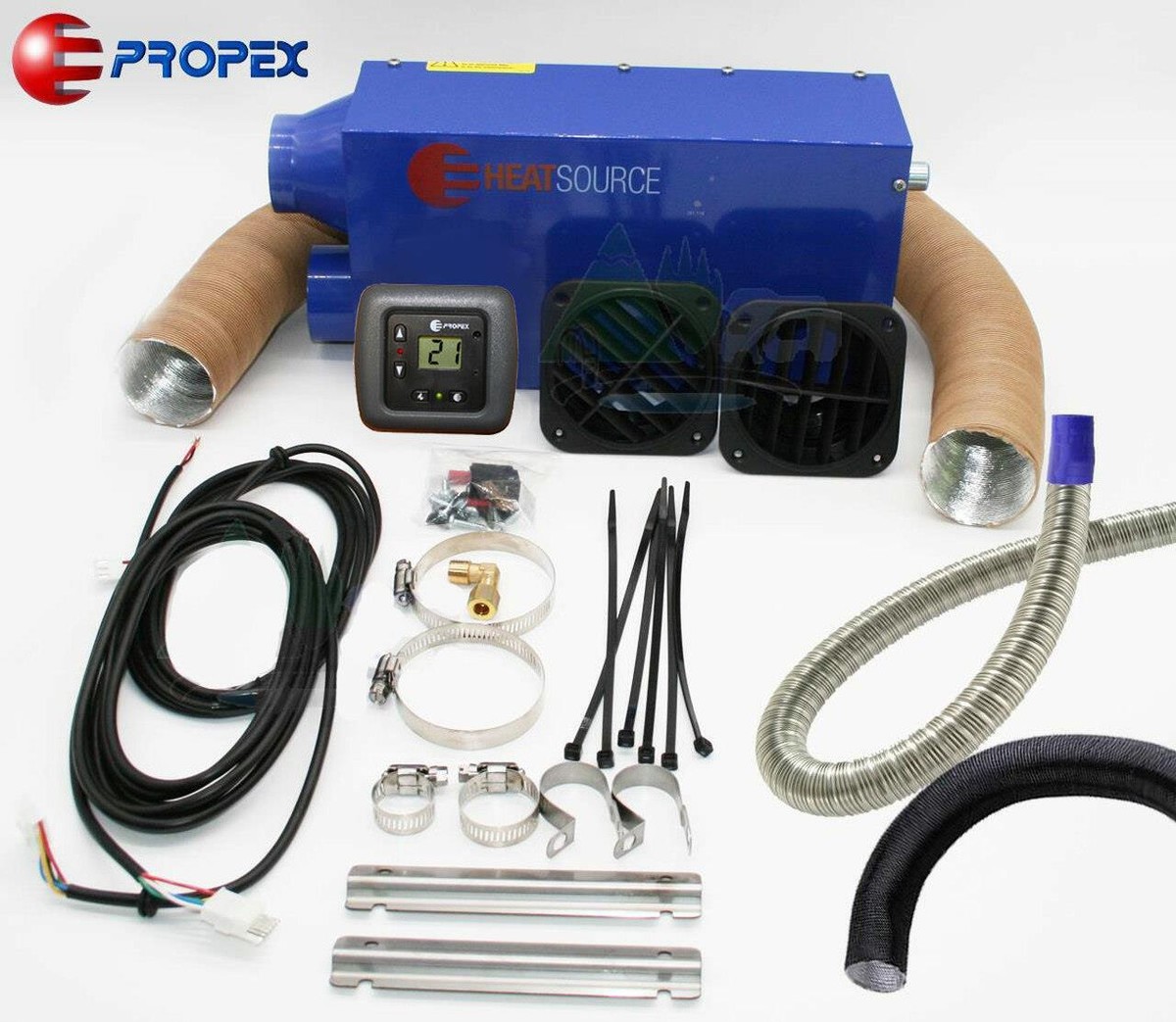 PROPEX HEATSOURCE HS2000 LPG GAS HEATER WITH DIGITAL THERMOSTAT