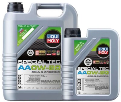 Liqui Moly Special Tec AA 0W-20 Motoröl 1x 5 Liter + 1x1 Liter 9734 9701