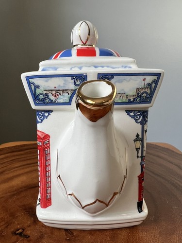 Teapot JAMES SADLER Classic Collection PICCADILLY #4660 Made in England with Box - Picture 3 of 22