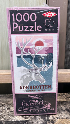 Tactic Come To Sweden 'Norrbotten Sweden' 1000 Piece Puzzle 26'' x 19'' NEW