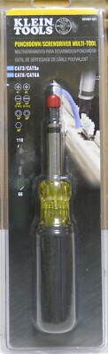 Klein Tools VDV001-081 Punchdown/Screwdriver Multi Tool