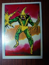 1984 MARVEL SUPER HEROES SECRET WARS STICKER   142 ELECTRO