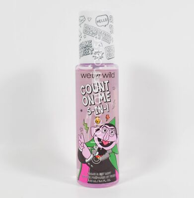 Wet n Wild Sesame Street Count On Me 5-In-1 Prime & Set Mist Spray 3.4 fl oz