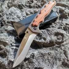 Survival Camping Foldable Tactical Worker Outdoor Travel Portable Hunting Knife