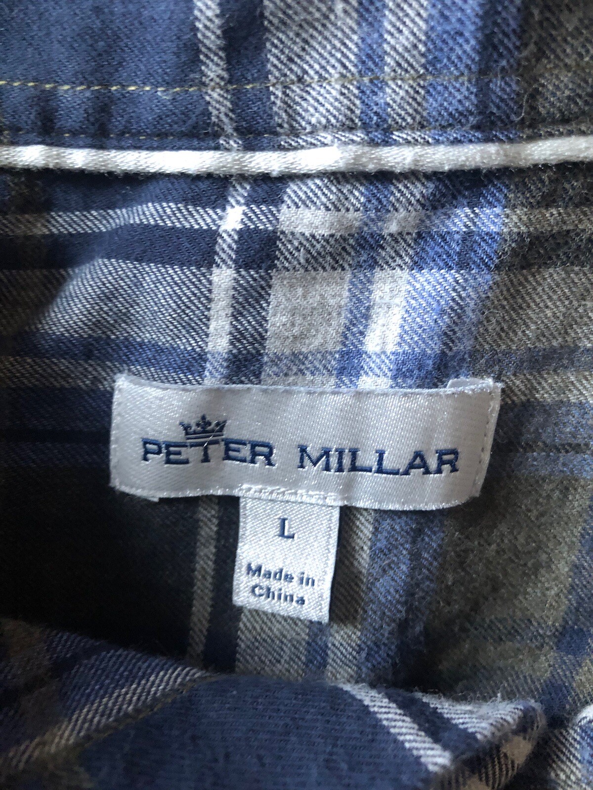 Peter Millar Lightweight Classic Plaid Casual  Bu… - image 6