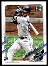 2021 Topps #326 Eddy Alvarez Rookie Miami Marlins