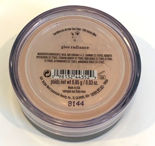 bareMinerals Glee Radiance Loose Powder All Over Face .03 OZ / .85 g New Sealed