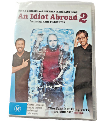 An Idiot Abroad 2 DVD Brand NEW SEALED R4 comedy drama adventure -Fast Post A6