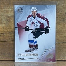 2015-16 SP Authentic Hockey Card #10 Nathan MacKinnon Colorado Avalanche