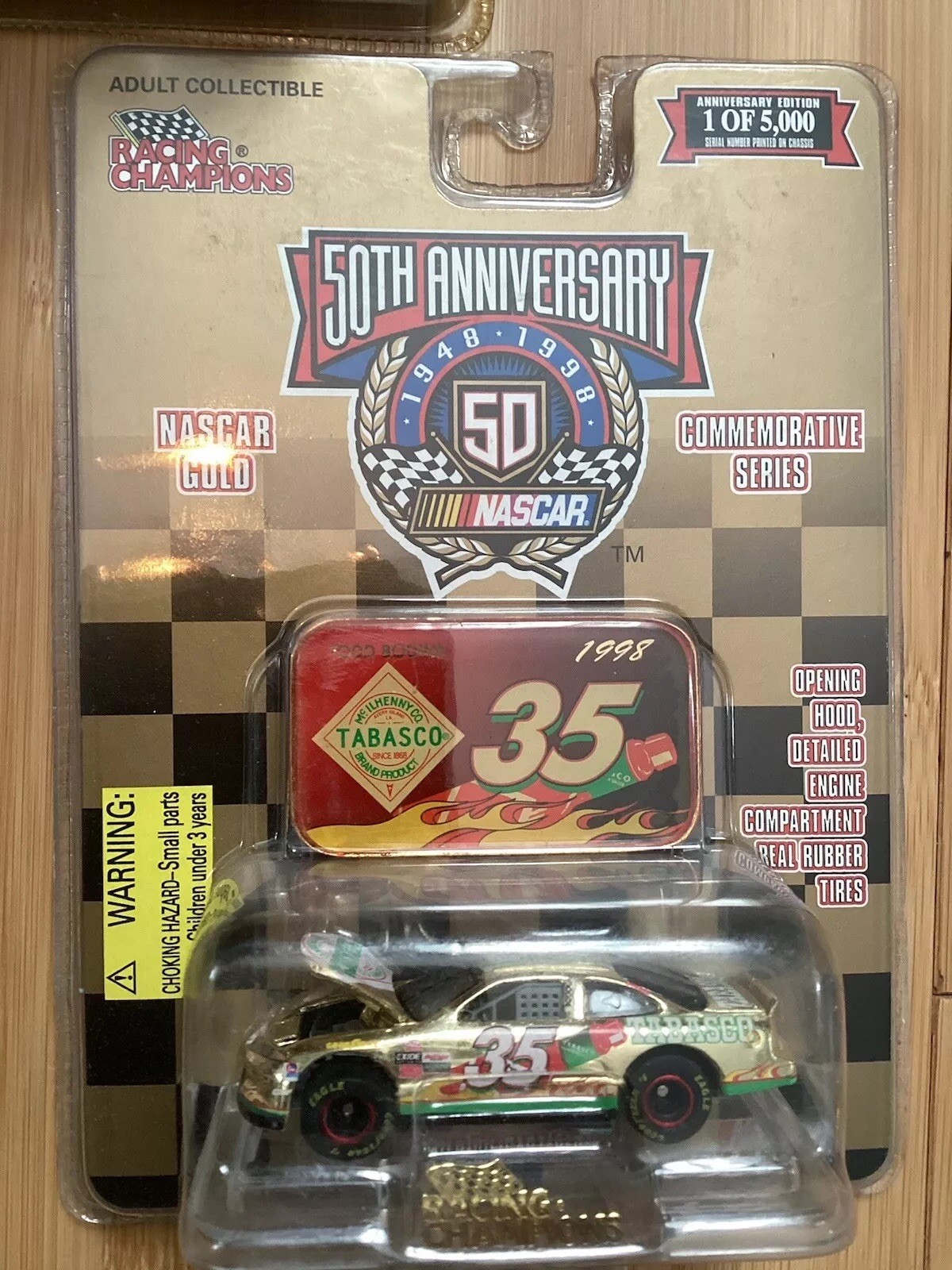 Racing Champions 24K Gold & Platinum Plated Commemorative Series NASCAR Diecast