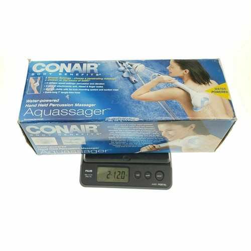 Conair Body Benefits Aquassager Water Powered Massager Open Box - Picture 2 of 10
