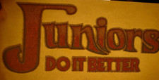 JUNIORS DO IT BETTER VINTAGE 1970's KID IRON ON TRANSFER B-23