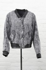 Lily & Lottie Tencel Bomber Jacket - Faded Black