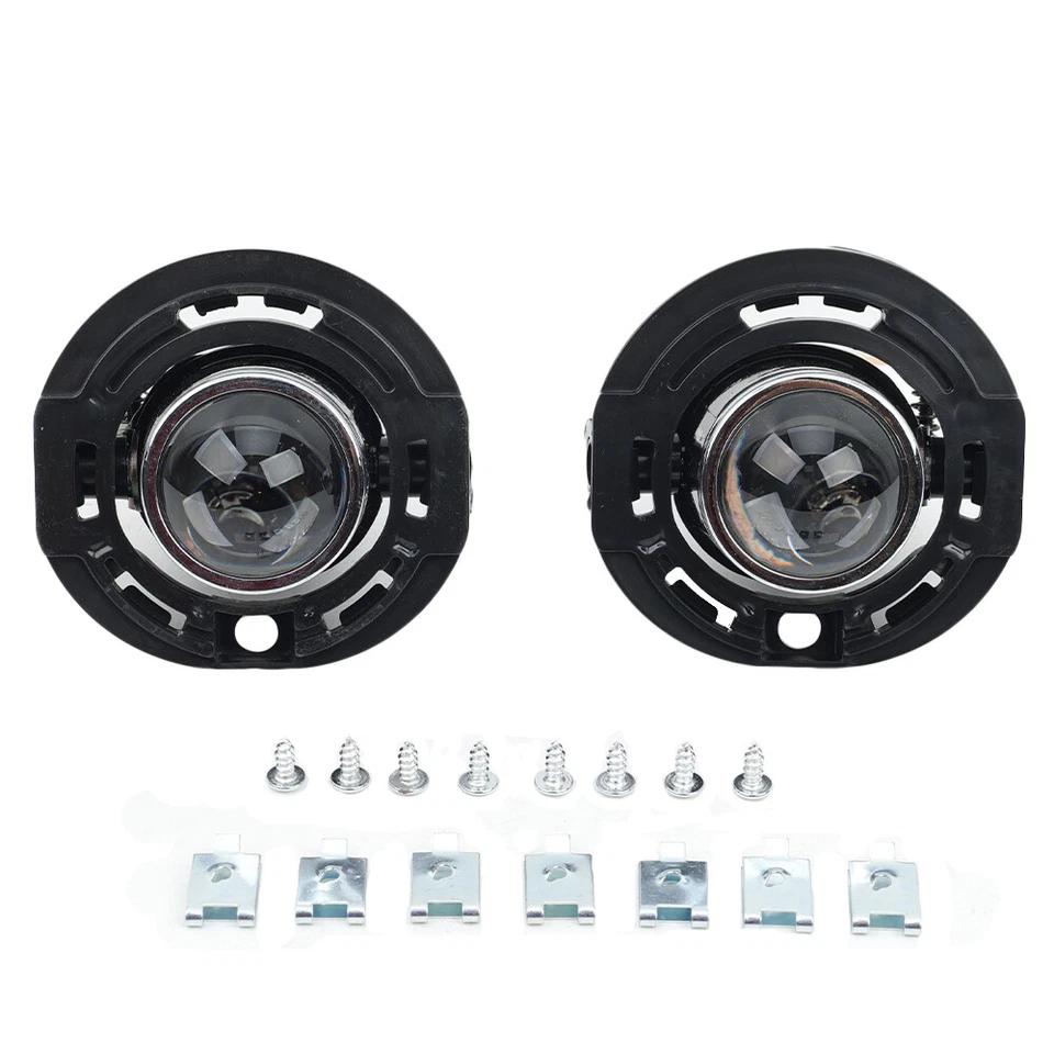 Par de luzes de neblina para-choque dianteiro transparente para conjunto de lâmpadas Jeep Grand Cherokee 2014-2021 - Imagem 3 de 4