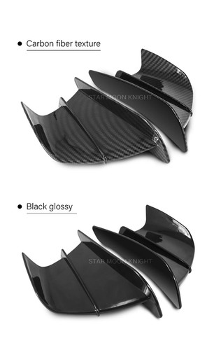 ABS Plastic Winglet Aerodynamic Fairing Wing Kit For BMW R1200RS R1250RS K1300S - Bild 14 von 14