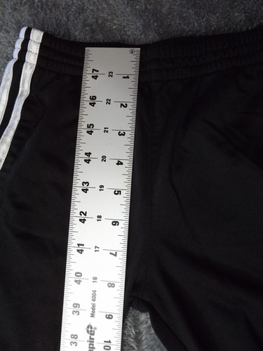 Adidas Track Pants Boy's Youth Size 5 Black - Picture 7 of 8