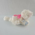 Vintage Mary Meyer Persian Longhair Cat Kitten Kitty Pink Ribbon Pink Eyes