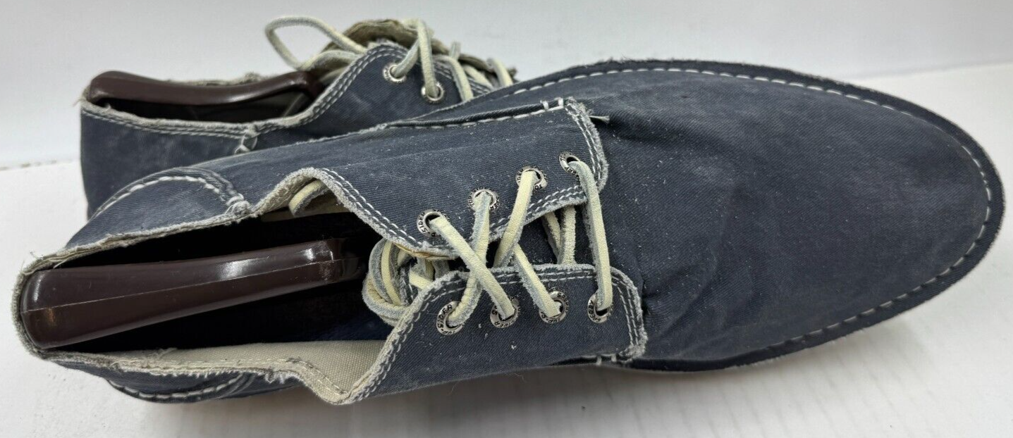 SAOLA Sperry Top Sider Scarpe Uomo 12 Nero Punta Tinta Unita Sts10712