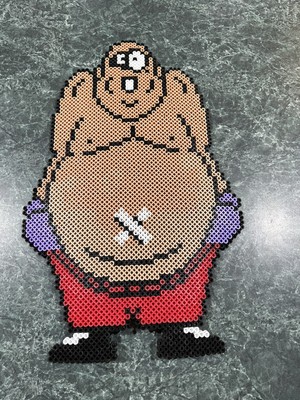 Mike Tyson's Punch-Out KING HIPPO Nintendo NES Perler Bead 8 Bit Pixel Art | eBay