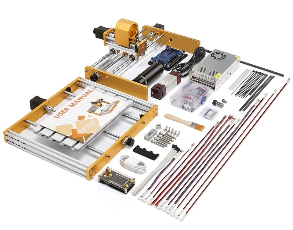 2 in 1 CNC Router 3018 Pro Max Milling Engraving Cutting Machine With 10 W Laser - Image 2 of 4