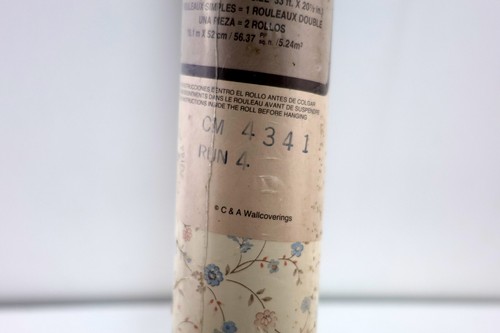 Vtg C&A Wallcoverings Lot of 2 Wall Paper CM4341 Run 4 Floral Pattern - Picture 6 of 8