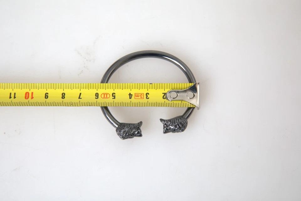 Pulsera NIALAYA Auténtica Mujer Negro Rodio León Brazalete 925 s. S PVP 500usd Foto 4 de 4