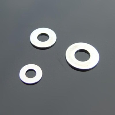Extra Thin Nickel Round Washers Flat Heavy Spacers Metric Sizes M2 M3 M4 M5 M6