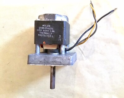 NOS Molon QHM-60423-1 Permanent Split Capacitor (PSC) Gearmotor Gear Motor 115v