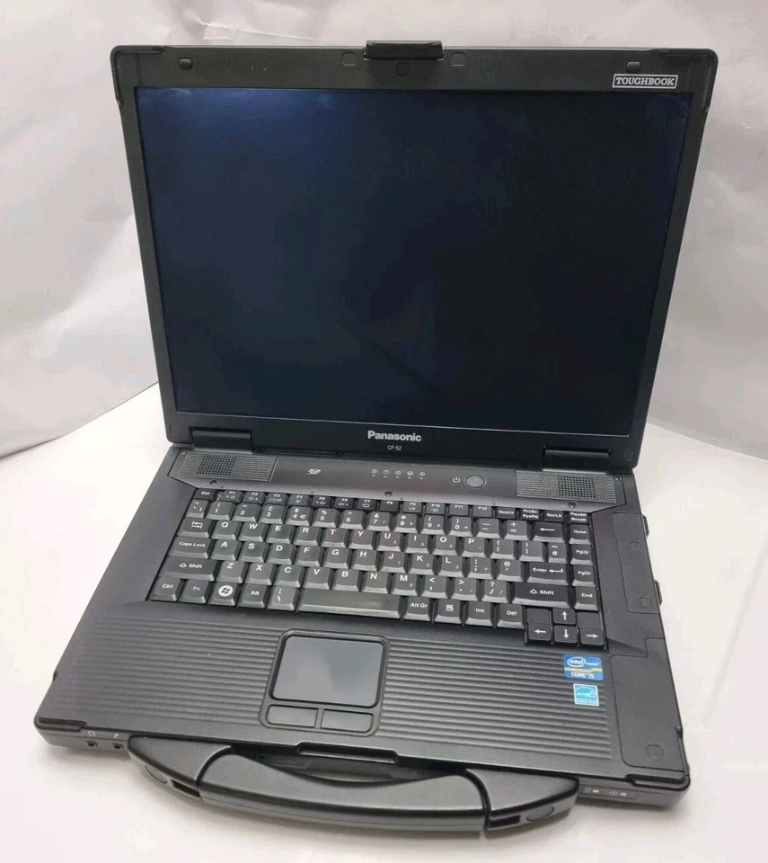 BLACK Panasonic CF-52 MK5 Toughbook 15.4" Laptop Core i5 8GB 16GB RAM 500GB SSD - Image 2 of 4
