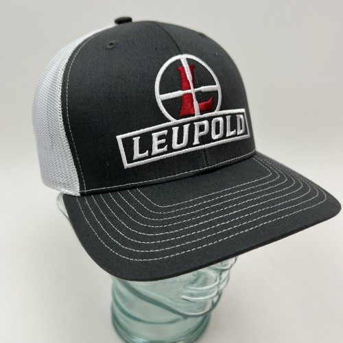 Leupold Hutkappe Druckknopflasche schwarz weiß Netz Trucker Einheitsgröße - Bild 1 von 9