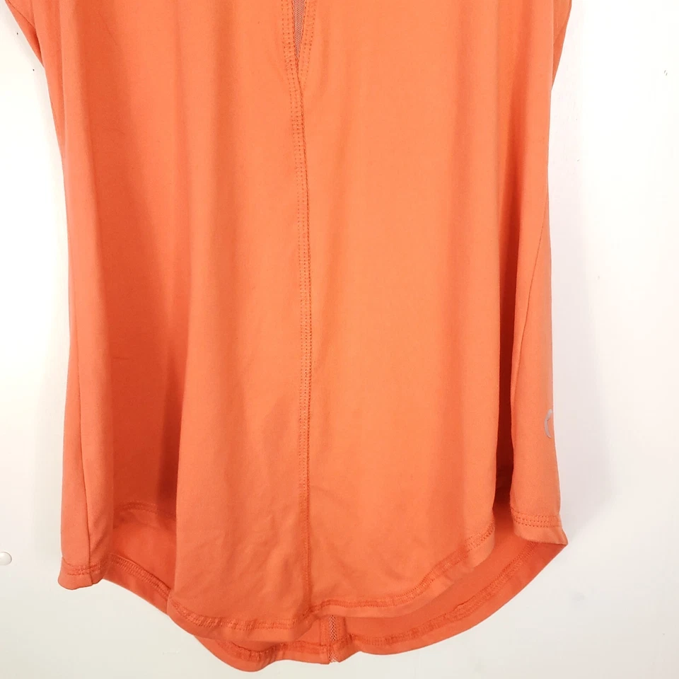 Top Zyia para mujer XS naranja brillante para correr espalda deportiva dobladillo redondo entrenamiento Axrive Foto 4 de 4