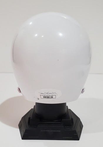 JASON DAVID FRANK SIGNED WHITE RANGER LEGACY MINI HELMET W/JSA CERT MMPR - Imagen 3 de 4