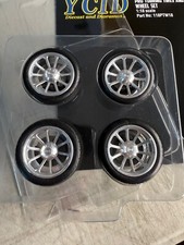118 Scale Ycid 18 Inch Cnc Machined Alloy Tire And Wheel Set Free Shipping