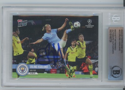 Maillot Manchester City 23/24 Signé Erling Haaland - Authentifié Beckett (BAS)