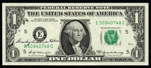 1969A $1 *GEM UNCIRCULATED* Federal Reserve Note - Signed by Treasurer of U.S.!!