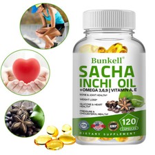500mg Sacha Inchi Oil Capsules Organic Dietary supplements Antioxidant