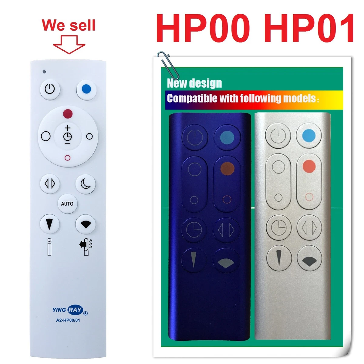 Replacement Remote Control for Dyson Air Purifier Heater and Fan HP00 HP01  | eBay