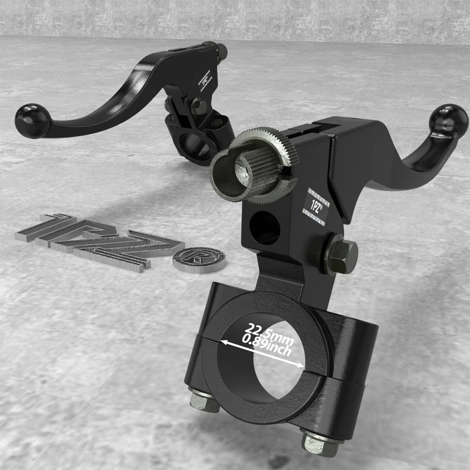 Left Right 7/8" 22mm Clutch Brake Handle Levers For Honda CRF70F 80F 100F 150F - Image 3 of 4