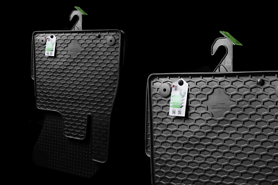 Tappetini Auto Per Seat Toledo IV (KG3, 2012-2019), Set 4 Pezzi Alpha-Tex, Deluxe Grey Con Bordo Marrone, Antiscivolo