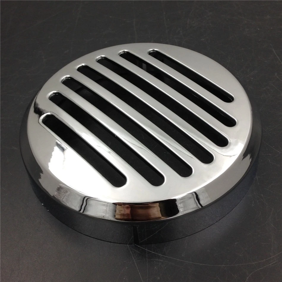 Para Honda VT 750 Shadow Spirit VT750 DC/C2 - Rejilla/cubierta bocina ranurada cromada Foto 2 de 4